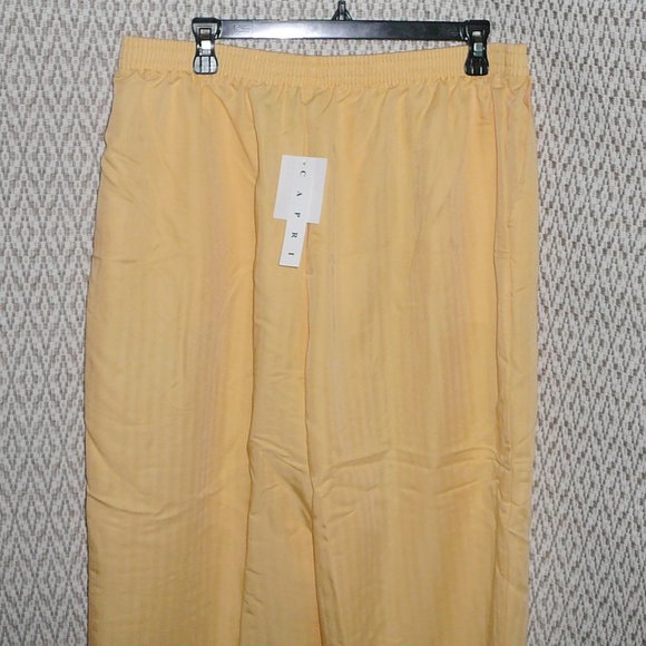 Embroidered Pull on Capri Cropped Pants plus size 20 NWT - Picture 8 of 8